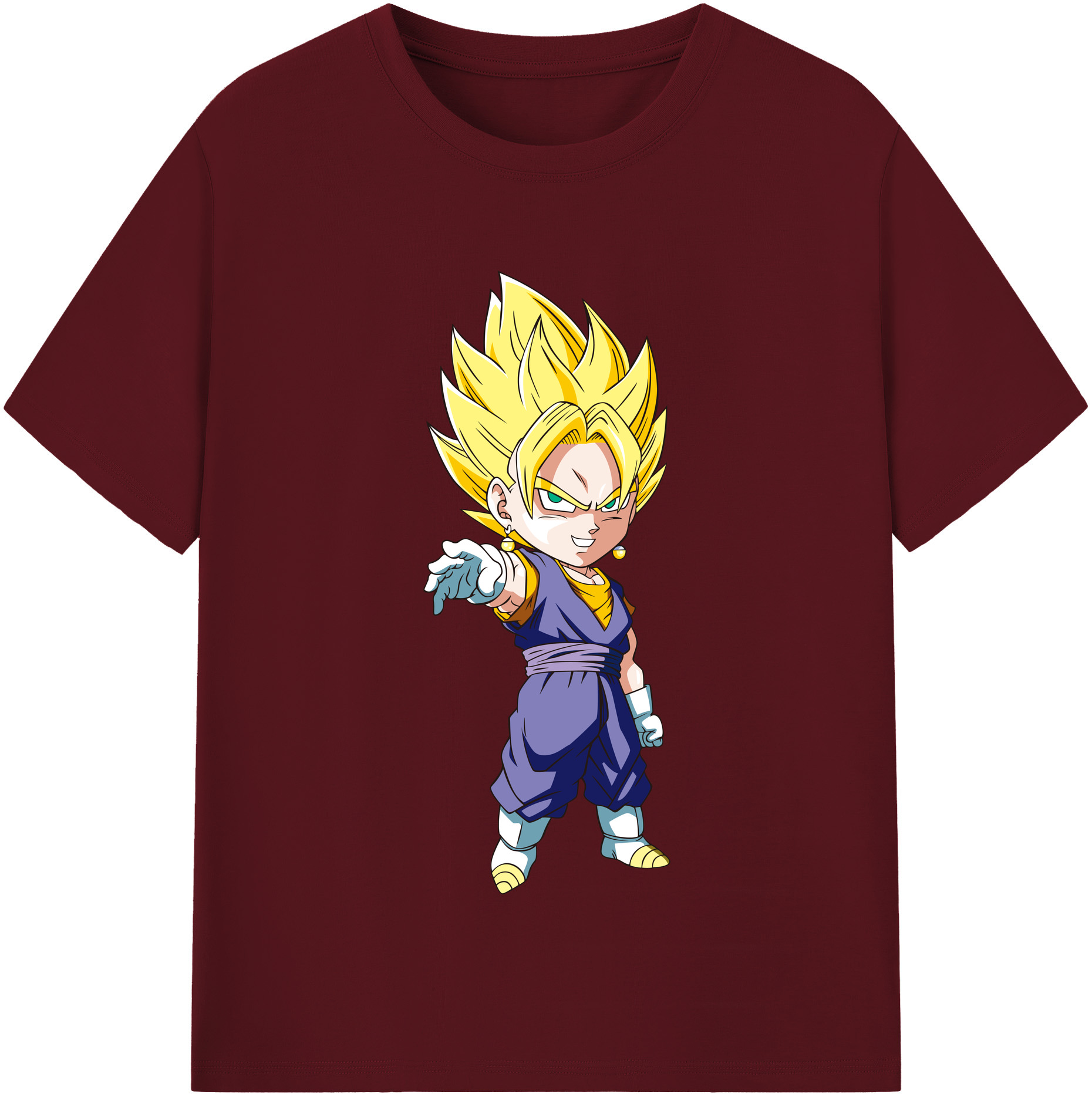 （画像用） ドラゴンボール ベジット DRAGON BALL Vegetto 綿100％半袖Tシャツ（フロントプリント）